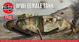Airfix - Female Tank, Classic Kit VINTAGE A02337V, 1/76