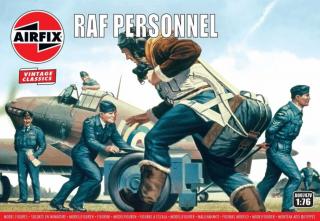 Airfix - figurky personál RAF, Classic Kit VINTAGE A00747V, 1/76