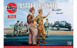 Airfix - figurky personál USAAF, Classic Kit VINTAGE A00748V, 1/76