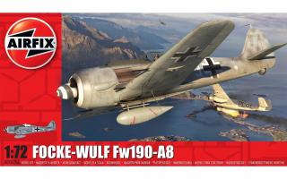 Airfix - Focke-Wulf Fw 190A-8, Luftwaffe, Classic Kit A01020A, 1/72