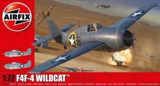 Airfix - Grumman F4F-4 Wildcat, Classic Kit letadlo A02070A, 1/72