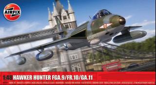 Airfix - Hawker Hunter FGA.9/FR.10/GA.11, Classic Kit letadlo A09192, 1/48
