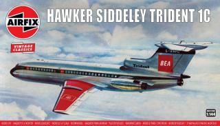 Airfix - Hawker Siddeley 121 Trident, Classic Kit VINTAGE letadlo A03174V, 1/144