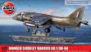 Airfix - Hawker Siddeley Harrier GR.1/AV-8A, Classic Kit letadlo A04057A, 1/72