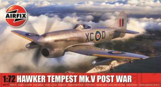 Airfix - Hawker Tempest Mk.V Post War, Classic Kit letadlo A02110, 1/72