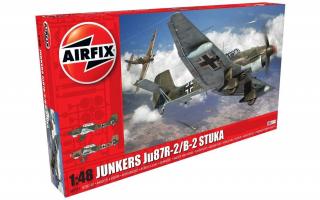 Airfix - Junkers Ju-87 B-2/R-2 Stuka, Luftwaffe, 2./Sturzkampfgeschwader, Classic Kit letadlo A07115, 1/48