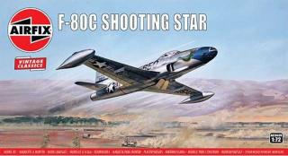 Airfix -  Lockheed F-80C Shooting Star, Classic Kit VINTAGE letadlo A02043V, 1/72