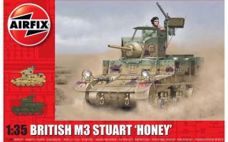 Airfix - M3 Stuart, Honey (British Version), Classic Kit A1358, 1/35