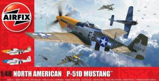 Airfix - North American P-51D Mustang, USAAF, Classic Kit A05138, 1/48