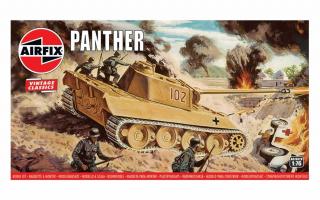 Airfix - Pz.Kpfw. V Panther, Classic Kit VINTAGE A01302V, 1/76