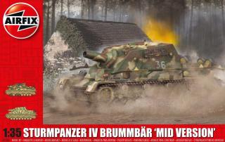 Airfix - Sturmpanzer IV Brummbar (Mid Version), Classic Kit tank A1376, 1/35