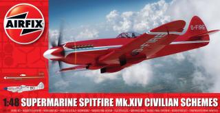 Airfix - Supermarine Spitfire MkXIV Civilian Schemes, Classic Kit A05139, 1/48