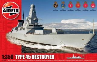 Airfix - Type 45 Destroyer, Model Kit A12203, 1/350