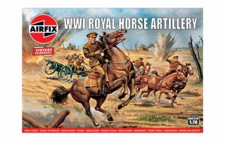 Airfix -  WW1 Royal House Artillery, Classic Kit VINTAGE figurky A00731V, 1/76