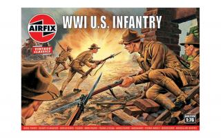 Airfix - WW1 U.S Infantry, Classic Kit VINTAGE figurky A00729V,‬‬‬ 1/76