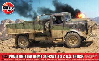 Airfix - WWII British Army 30-cwt 4x2 GS Truck, Classic Kit military A1380, 1/35