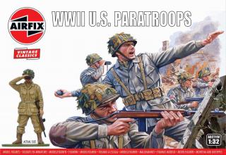 Airfix -  WWII U.S. Paratroops, Classic Kit VINTAGE figurky A02711V, 1/32