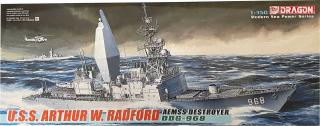 Dragon -  ARTHUR W RADFORD AEMSS DESTROYER, Model Kit loď 1018, 1/350