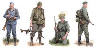 Dragon - figurky němečtí vojáci, Charkov, 1942, Model Kit 6656, 1/35