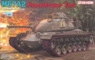 Dragon - M67A2 plamenometný tank, Model Kit tank 3584, 1/35
