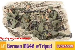 Dragon - MG42 w/TRIPOD MOUNT, Model Kit military 75017, 1/6