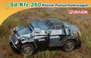 Dragon - obrněné vozidlo Sd.Kfz.260 Leichter Panzerspähwagen, Model Kit 7446, 1/72