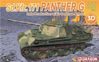 Dragon - Panther G Late Production w/Air Defense Armor, Model Kit tank 7696, 1/72