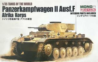 Dragon - Pz.Kpfw.II Ausf.F AFRIKA KORPS, Model Kit tank MD002, 1/35