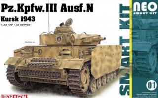 Dragon - Pz.Kpfw.III Ausf.L, s.Pz.Abt.502, Leningrad 1942/43, Model Kit 6957, 1/35