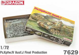 Dragon -  Pz.Kpfw.IV Ausf.J Final Production, Model Kit 7629, 1/72