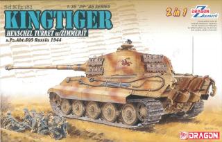 Dragon - Pz.Kpfw.VI Ausf.B Tiger II - Königstiger, Model kit 6840, 1/35