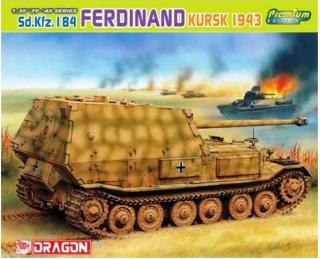 Dragon - Sd.Kfz. 184 FERDINAND KURSK 1943 (PREMIUM EDITION), Model Kit military 6495, 1/35