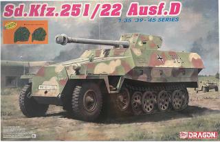 Dragon - Sd.Kfz.251/22 Ausf.D w/7.5cm PaK 40, Model Kit military 696, 1/35