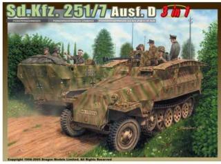 Dragon - Sd.Kfz.251/7 Ausf.D Pionierpanzerwagen (3 v 1), Model Kit military 6223, 1/35