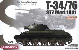 Dragon - T-34/76 STZ MOD.1941, Model Kit 6448, 1/35