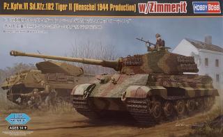 Hobby Boss - Pz.Kpfw.VI Tiger II, Wehrmacht, 1944, Model Kit 4531, 1/35