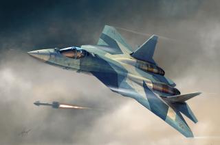 Hobby Boss - Russian T-50 PAK-FA, Model Kit 7258, 1/72