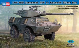 HobbyBoss - LAV-150 Commando AFV w/ Cockerill 90mm Gun, ModelKit 2422, 1/35
