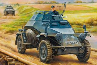 Hobbyboss - Leichter Panzerspahwagen(2cm), Wehrmacht, ModelKit 149, 1/35