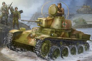 HobbyBoss - Maďarský lehký tank 38M Toldi, ModelKit 2477, 1/35