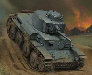 Hobbyboss - Panzer Kpfw.38(t) Ausf.G, Wehrmacht, ModelKit 137, 1/35, sleva 25%