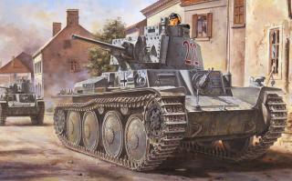 Hobbyboss - Pz.Kpfw. / Pz.BfWg 38(t), Wehrmacht, ModelKit 138, 1/35