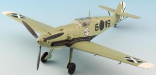 HobbyMaster - Messerschmitt BF 109E-3, Luftwaffe, Hptm. Siebelt Reents,  Španělská občanská válka , Staffelkapitän of 1.J/88, jaro 1939, 1/48