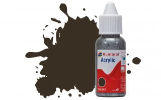 Humbrol barva akrylová 14ml - No 10 Service Brown-Gloss - DB0010