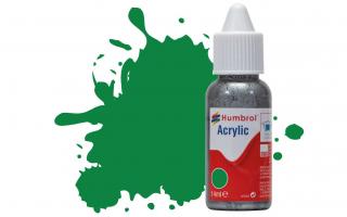 Humbrol barva akrylová 14ml - No 2 Emerald Green-Gloss - DB0002