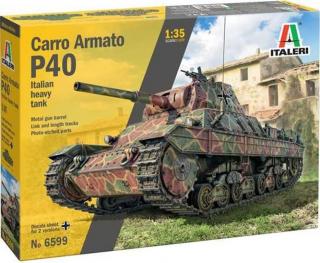 Italeri - Carro Armato P 40, Model Kit tank PRM edice 6599, 1/35