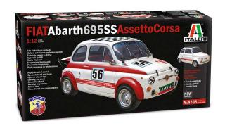 Italeri - FIAT Abarth 695SS/Assetto Corsa, Model Kit auto 4705, 1/12
