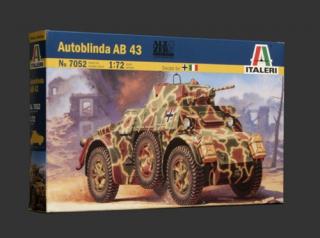 Italeri - Fiat-Ansaldo Autoblinda AB 43, Model Kit 7052, 1/72