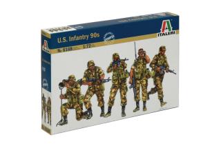 Italeri - figurky americká pěchota, (1980s), Model Kit 6168, 1/72