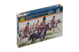 Italeri - figurky britská těžká kavalerie  Scot Greys , Napoleonské války, Model Kit figurky 6001, 1/72